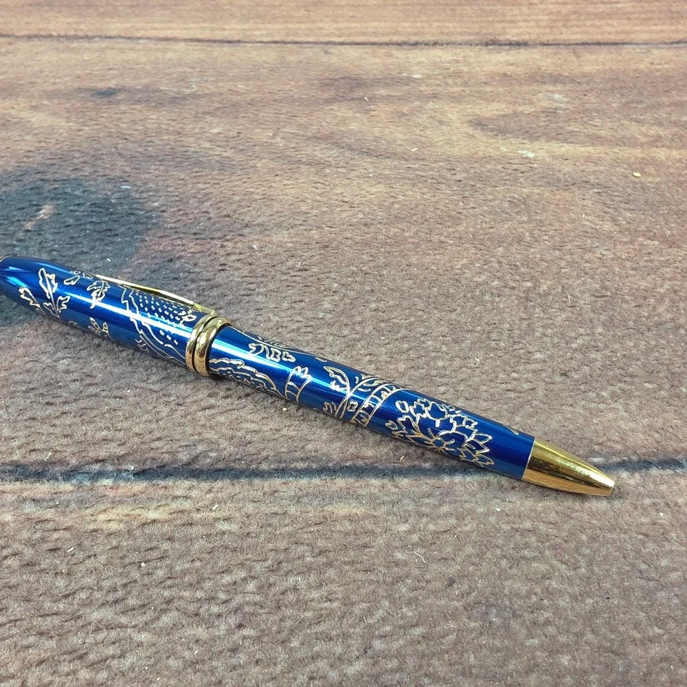 Cross Sauvage Ballpoint Pen Year of the Dragon Blue Gold Good Special Edition